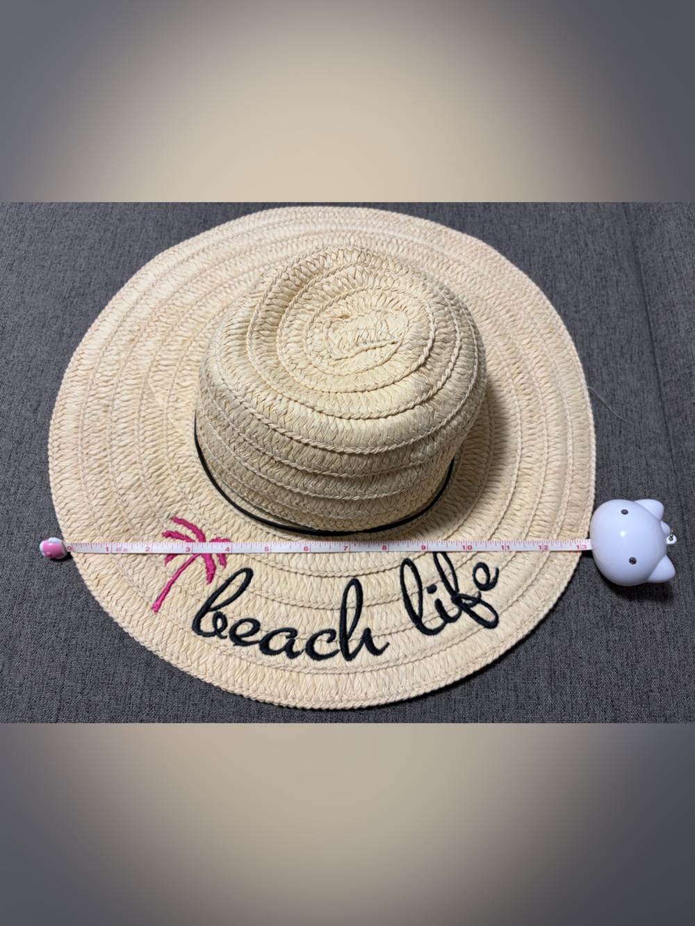George Natural Straw Sun Hat - Picture 4 of 5